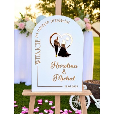 Tablica powitalna ŚLUB