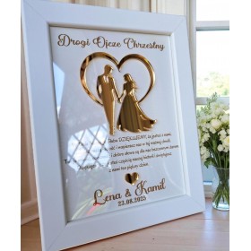 ! OFERTA SPECJALNA! Podziękowanie Ślubne dla Chrzestnych