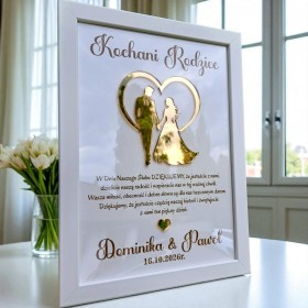 Podziękowanie dla Rodziców Mamy Taty Babci Dziadków Chrzestnych Ślub !OFERTA SPECJALNA!