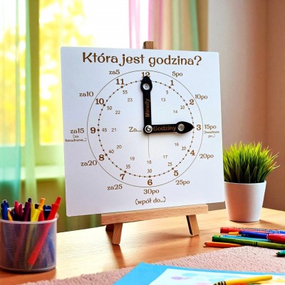 Zegar edukacyjny dla dzieci