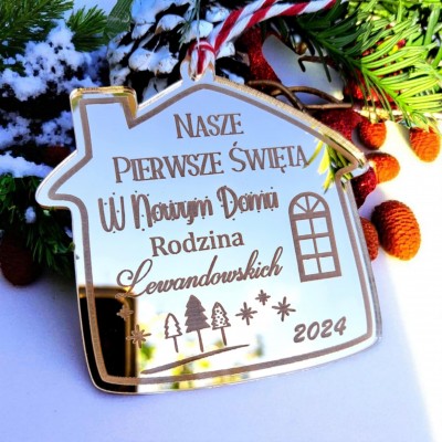 Pierwsze Święta w nowym domu LUSTRZANA ZAWIESZKA