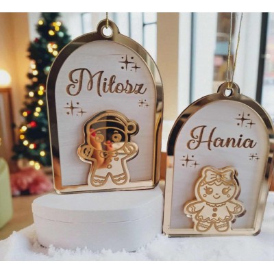 Bombka lustrzana 3D PIERNIK