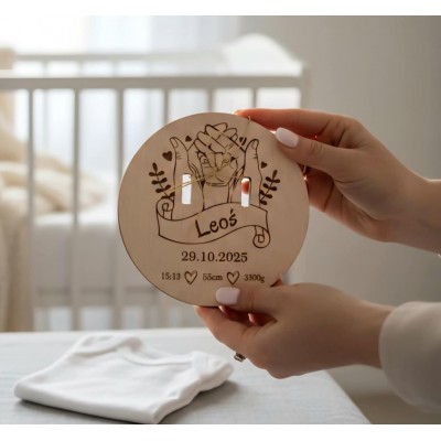 Metryczka z miejscem na opaskę szpitalną