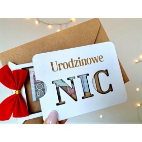 Etui na banknoty NIC urodzinowy bon/ voucher