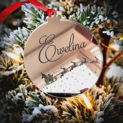 Lustrzana bombka z imieniem