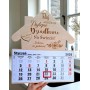 Kalendarz domek XXL 2026r. do zawieszenia