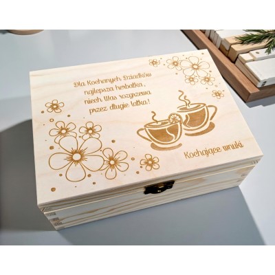 Herbaciarka drewniana