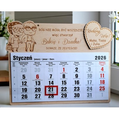 Kalendarz 2026 do zawieszenia