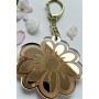 Brelok LUSTRZANY złoty Kwiat DZIEŃ KOBIET