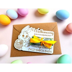 Wielkanocny bon podarunkowy ZAJĄCZEK