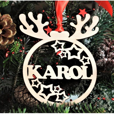 Bombka rogi renifera