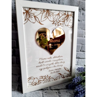 Ramka Mama o złotym sercu