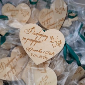 Magnes serce + gołąbki