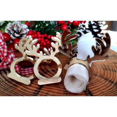Serwetniki lustrzane rogi renifera