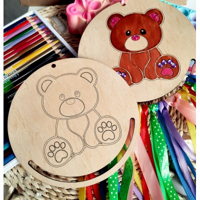 Drewniana baza do łapacza snów 15cm MIŚ