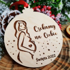 Bombka Czekamy na Ciebie