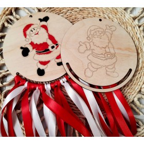 Drewniana baza do łapacza snów Mikołaj