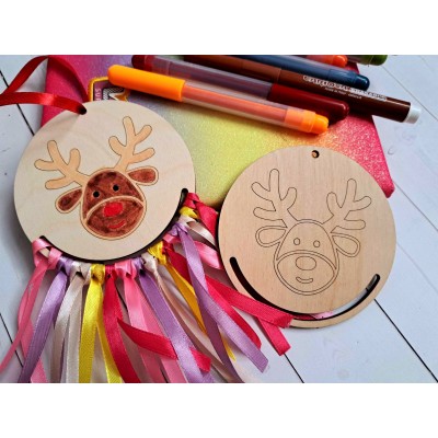 Baza do łapacza snów 10cm GŁOWA RENIFERA