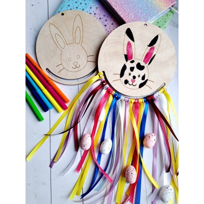 Baza drewniana OKRĄGŁA "głowa zajączka"