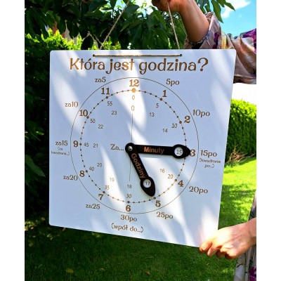 Zegar edukacyjny XXL