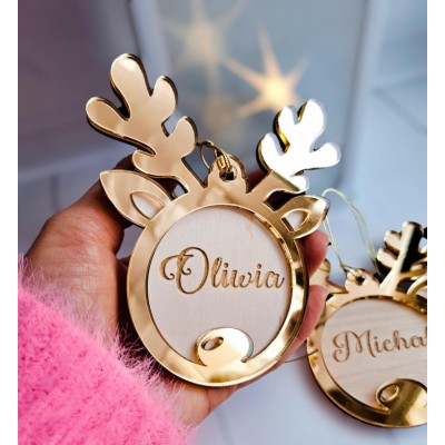 Bombka lustrzana ROGI RENIFERA