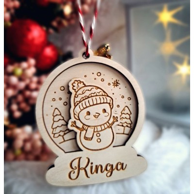 Bombka imienna BAŁWAN 3D