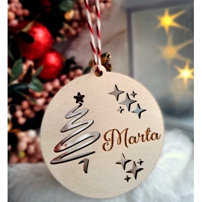 Bombka z imieniem CHOINKA