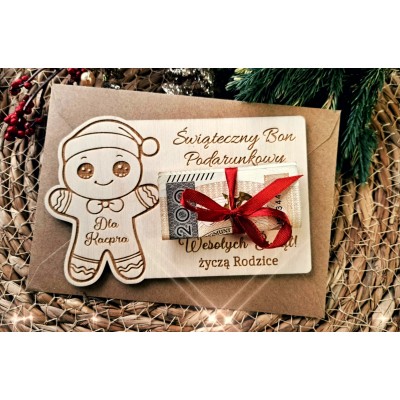 Świąteczny Bon Podarunkowy Ciastek ON/ONA