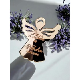 Podziękowanie dla gości Komunia lustrzany magnes anioł Nr.1