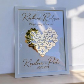 Podziękowanie dla rodziców ślub Wzór D8