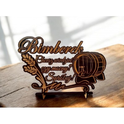 Tabliczka bimberek dostępna w 3 kolorach