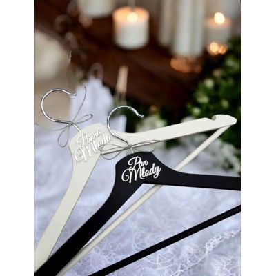 Wieszaki Pan Młody / Panna Młoda komplet