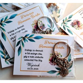 Podziękowanie dla gości Brelok Anioł